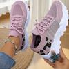 Fashion High-quality Sports Shoes for Women Lightweight Breathable Women's Casual Sneakers Platform Sneakers Leopard Print White Shoes