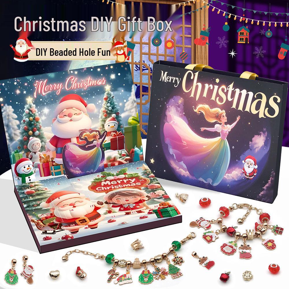 Christmas Runaway Princess DIY Bracelet Blind Box for Kids
