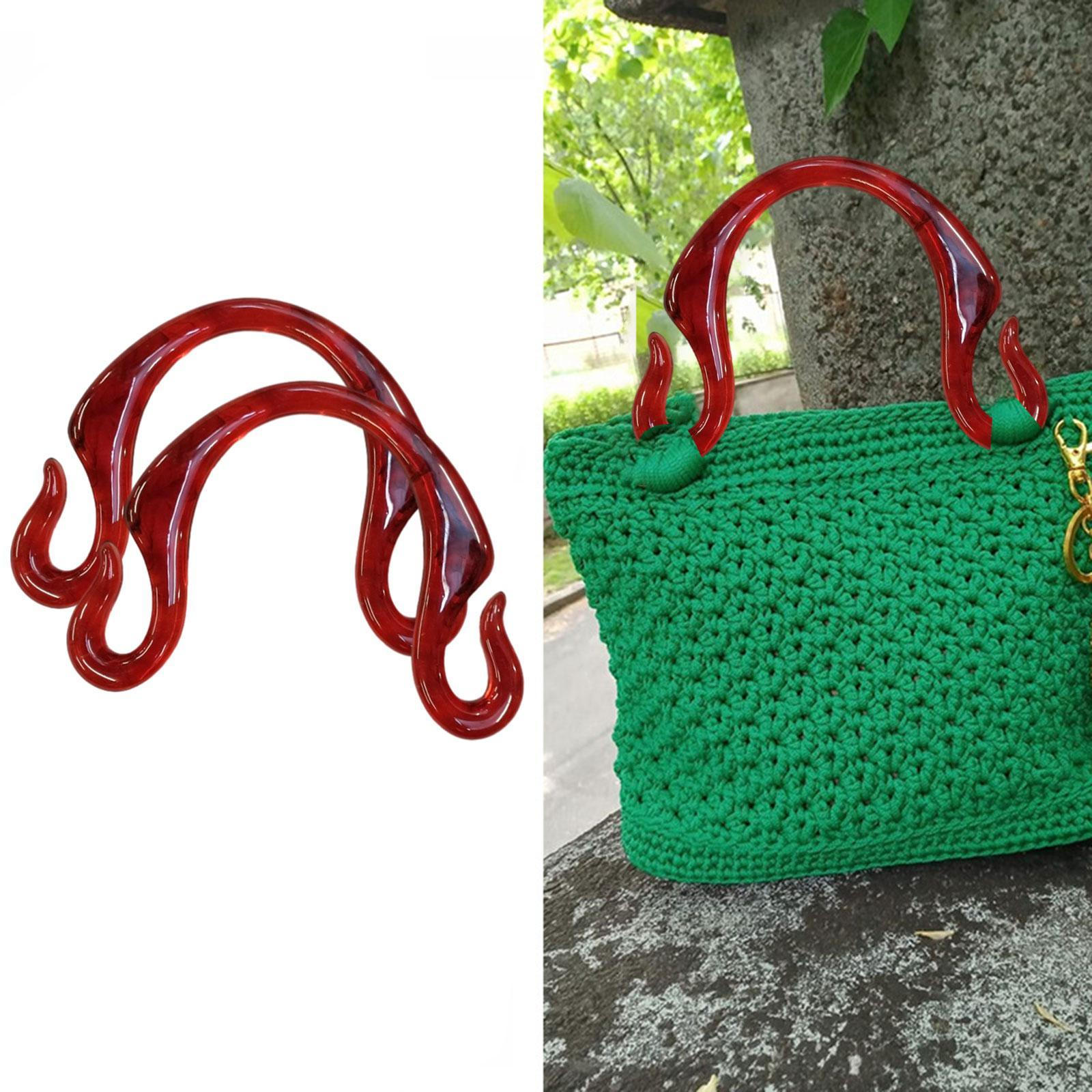 

2 шт. Сменные ручки для сумок из смолы, профессиональные запасные части, подарочный аксессуар