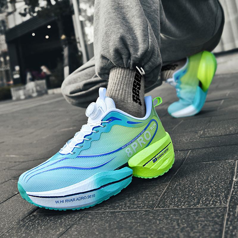 New Running Shoes High Quality Fashion Sports Brand Footwear Mesh Sneakers Breathable Male Marathon Trainer Race Walking Shoes