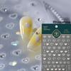 Cat's Eye 5D Gradient European Love Gem Wing Crystal Geometric Colorful Self Adhesive Nail Art Stickers Manicure Decals
