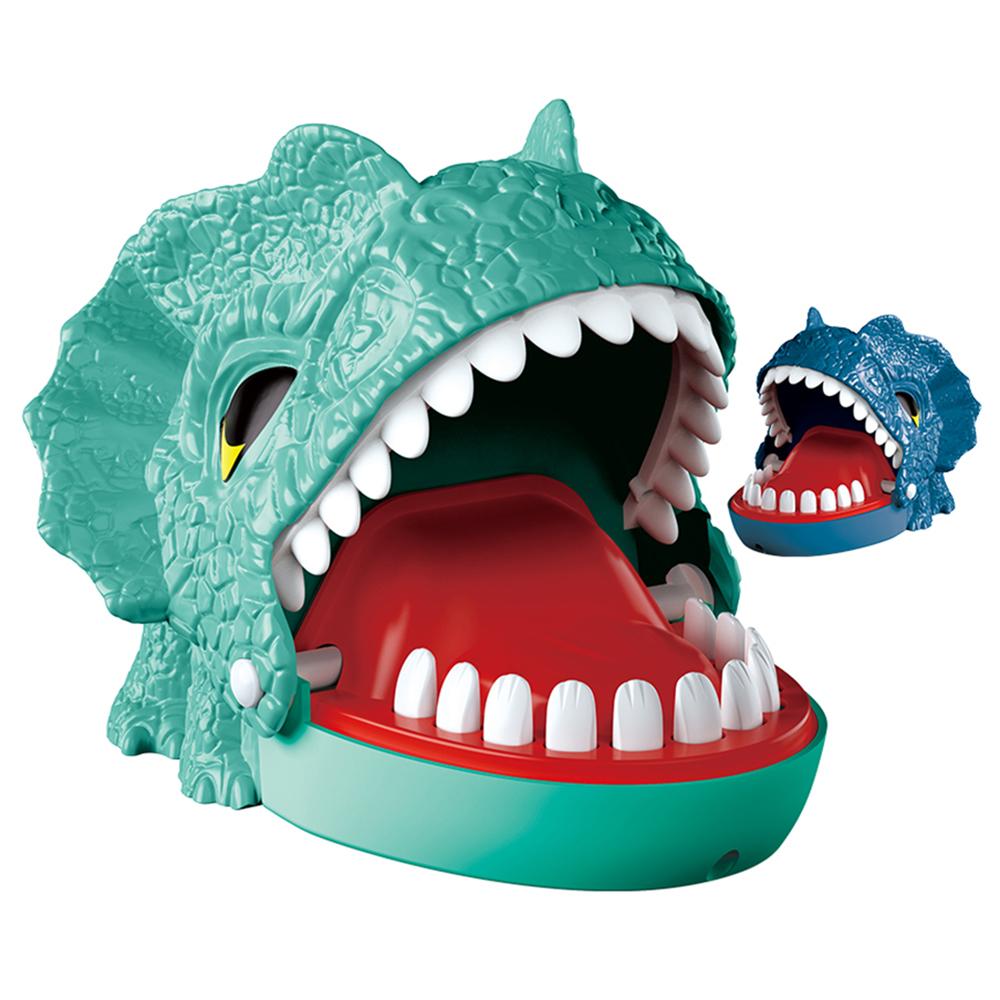 Children Creative Dinosaur Bite Finger Trick Toy Parent-Child Interactive Game, Random Color A