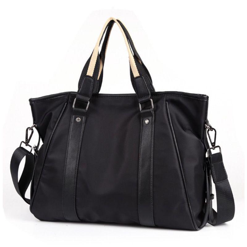 Men's Business Casual Laptop Crossbody Bag and Women's Simple Document Briefcase