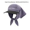 Fashion Korean Style Headscarf Baseball Hat Plaid Y2k Strappy Scarf Hat Spicy Girls Retro Scarf Baseball Cap Street