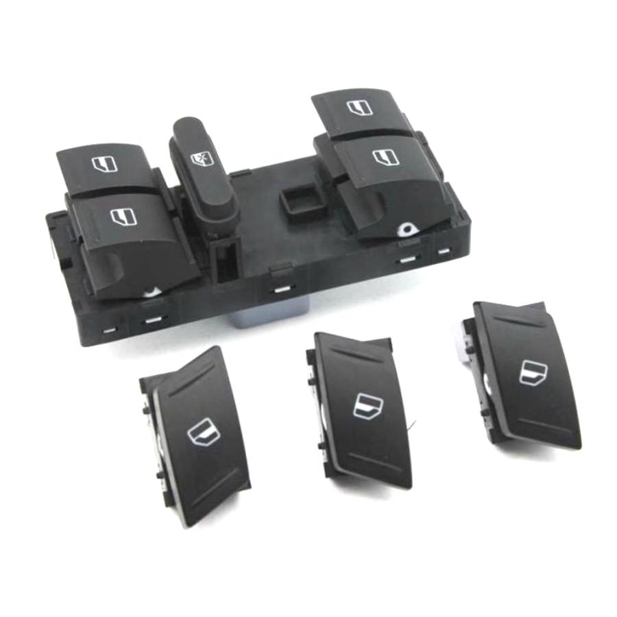 Car Window Lifter Switch Power Window Control Switch For Skoda Octavia 2007-2014 красный