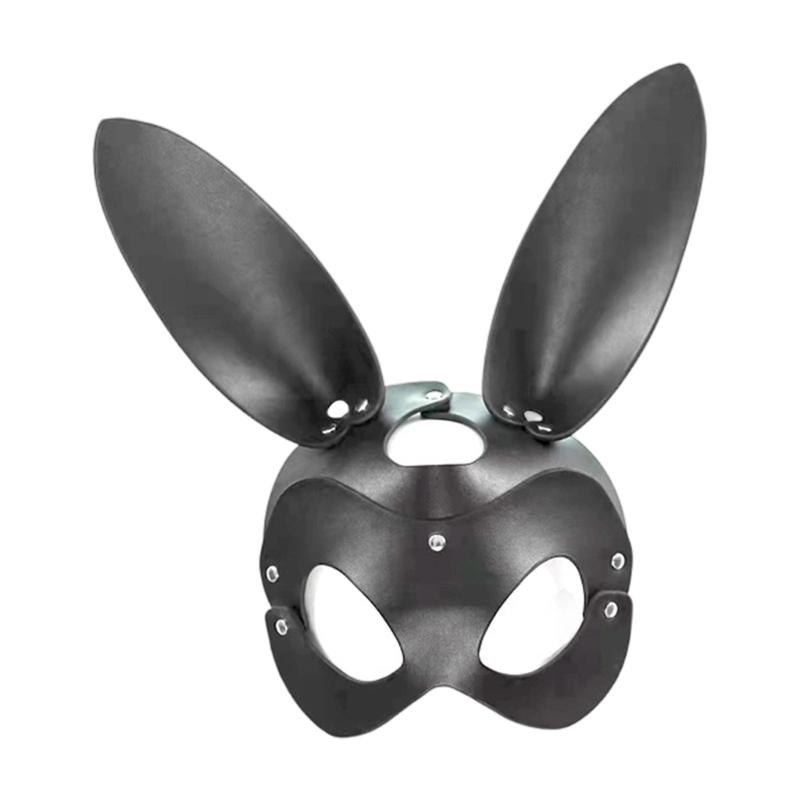 

Breathable Role Play Mask Premium Soft PU Leather Design Photoshoot Friendly Cosplay Mask for Anime Themed Event