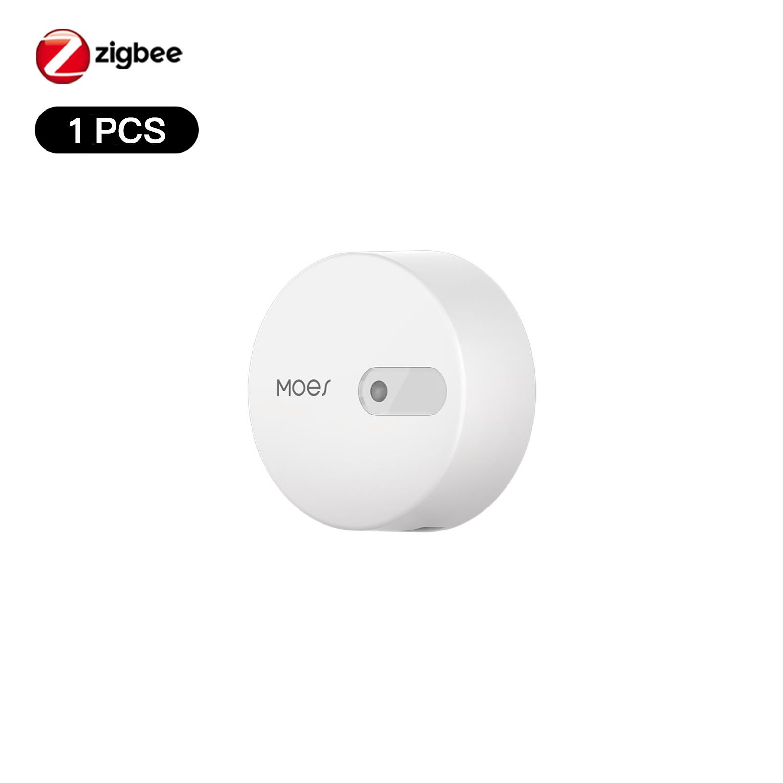 MOES ZigBee Human Presence Sensor Detector Radar Wave Detection Sensor for Home Security Tuya Smart Human body Exists Sensor Zigbee Smart Sensor
