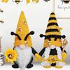 New Bee Festival Sunflower Gnome Window Decoration Doll