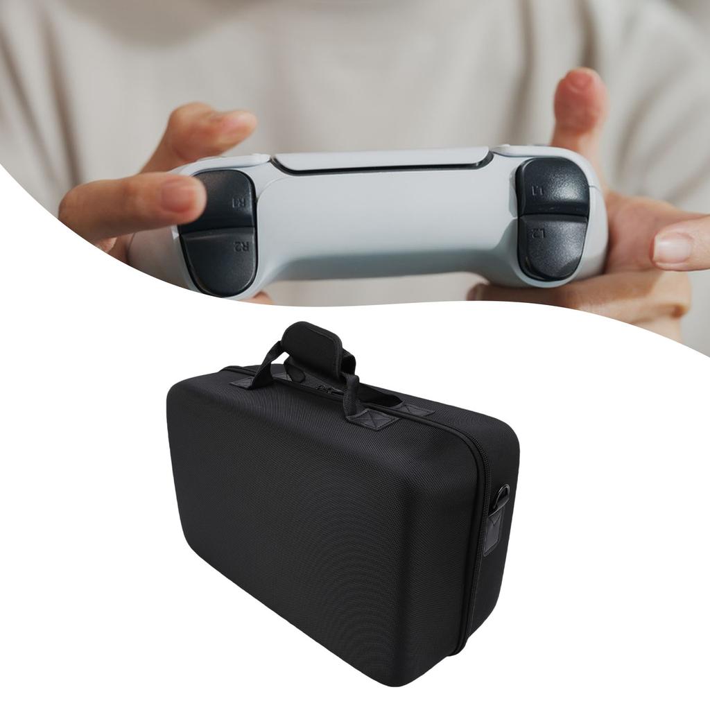 Game Console Hard   Carrying Case Portable Travel Storage Bag Holds Console Controller Vertical Base Earphone Cables Accessories