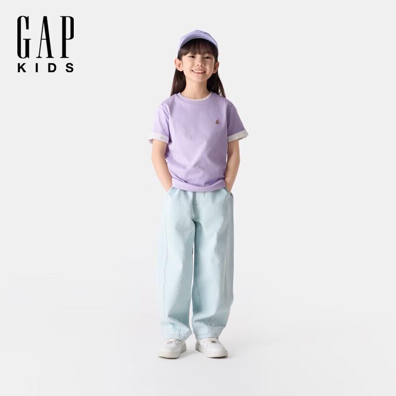 Gap Kids  Embroidered Bear Short Sleeve T-Shirt 130/64