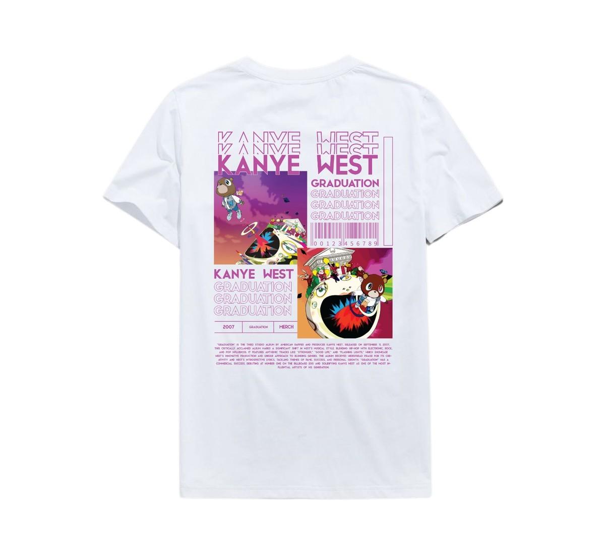 Hot Kanye West Album Reprint Reprint All Size N05.69 XXXXL