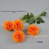 4-Head Artificial Chrysanthemum Stem for Wedding and Indoor Decoration