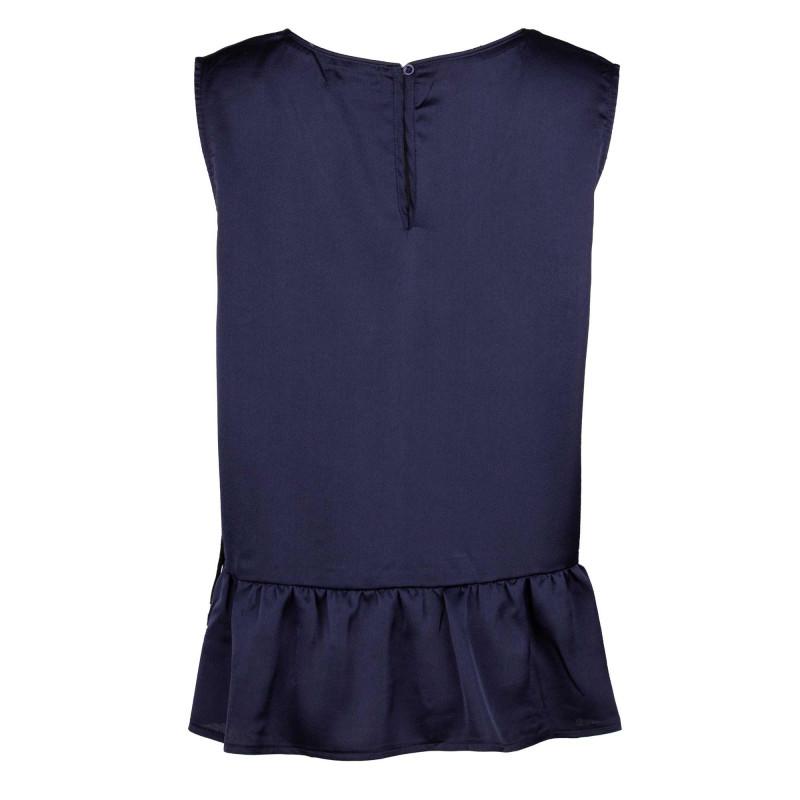 MOLLY BRACKEN Damen Ärmelloses Satin-Top mit Schößchen