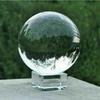 60/80mm K9 Crystal Clear Photography Crystal Ball Sphere Decoration Lens Photo + Stand