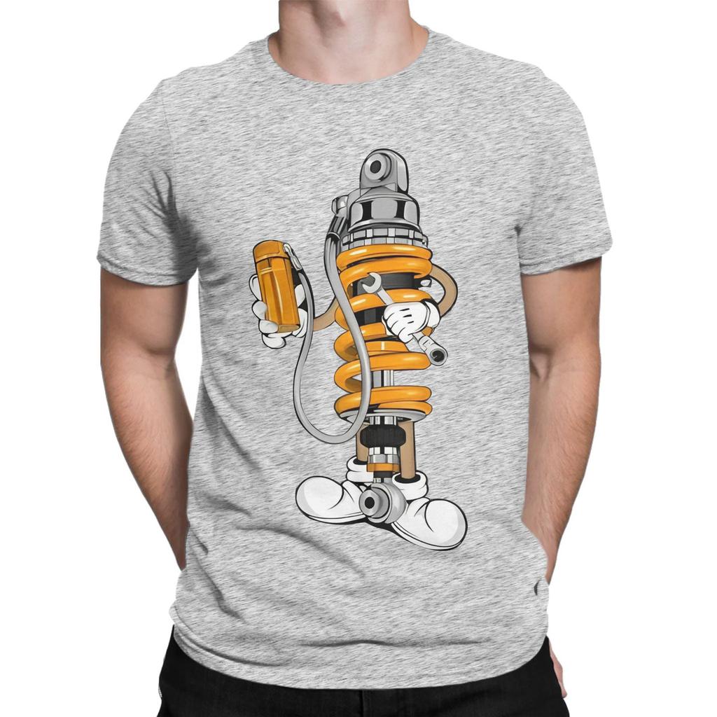 Ohlins Motorcycle 3 T Shirts Mens  100 Cotton Vintage TShirt Round Collar  Tee Shirt Short Sleeve Clothing Original