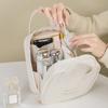 New Women's Fashion Shell Portable Makeup Bag Large-capacity PU Leather Waterproof Cosmetic Storage Bag Travel Wash Cosmetic Bag
