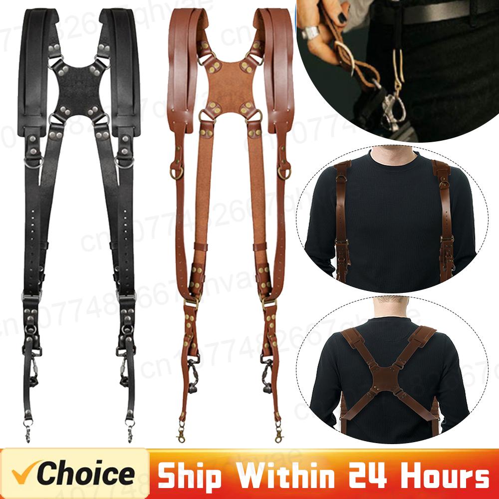 Outdoor Photography Thicken Leather Camera Shoulder Strap Men Fashion Camera Accessories Portable Carring DSLR Sony Camera Strap