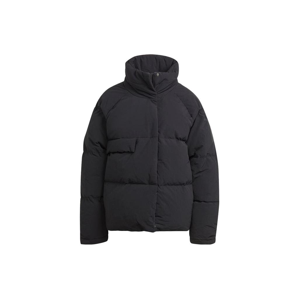 Adidas Big Baffle Water Repellent Warm Down Jacket Women Black IK3166