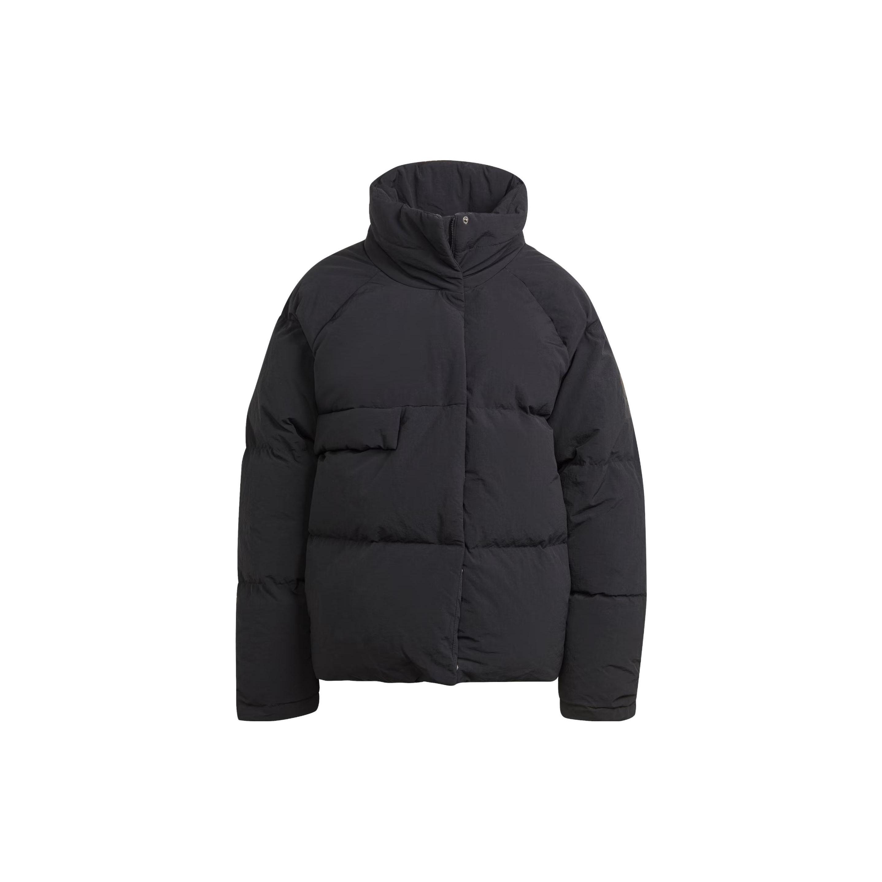 Adidas Big Baffle Water Repellent Warm Down Jacket Women Black IK3166 XS