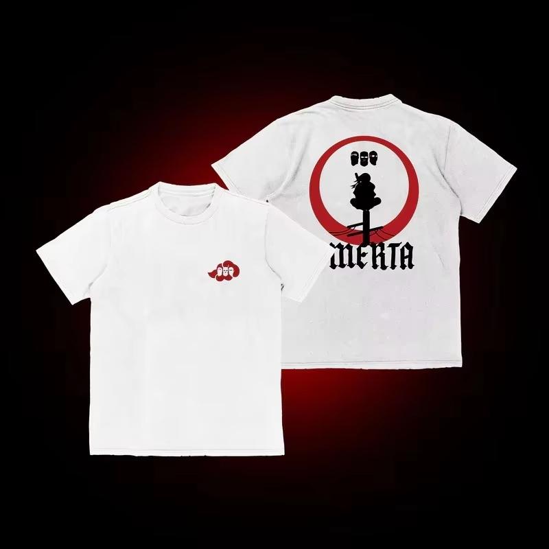 Comfortable season Omerta 47 Boksen Fan Print Heren Losse Ronde Hals T-shirt Kan Gecombineerd Worden met Een Sportief Mode T-shirt voor Zowel Mannen als Vrouwen L