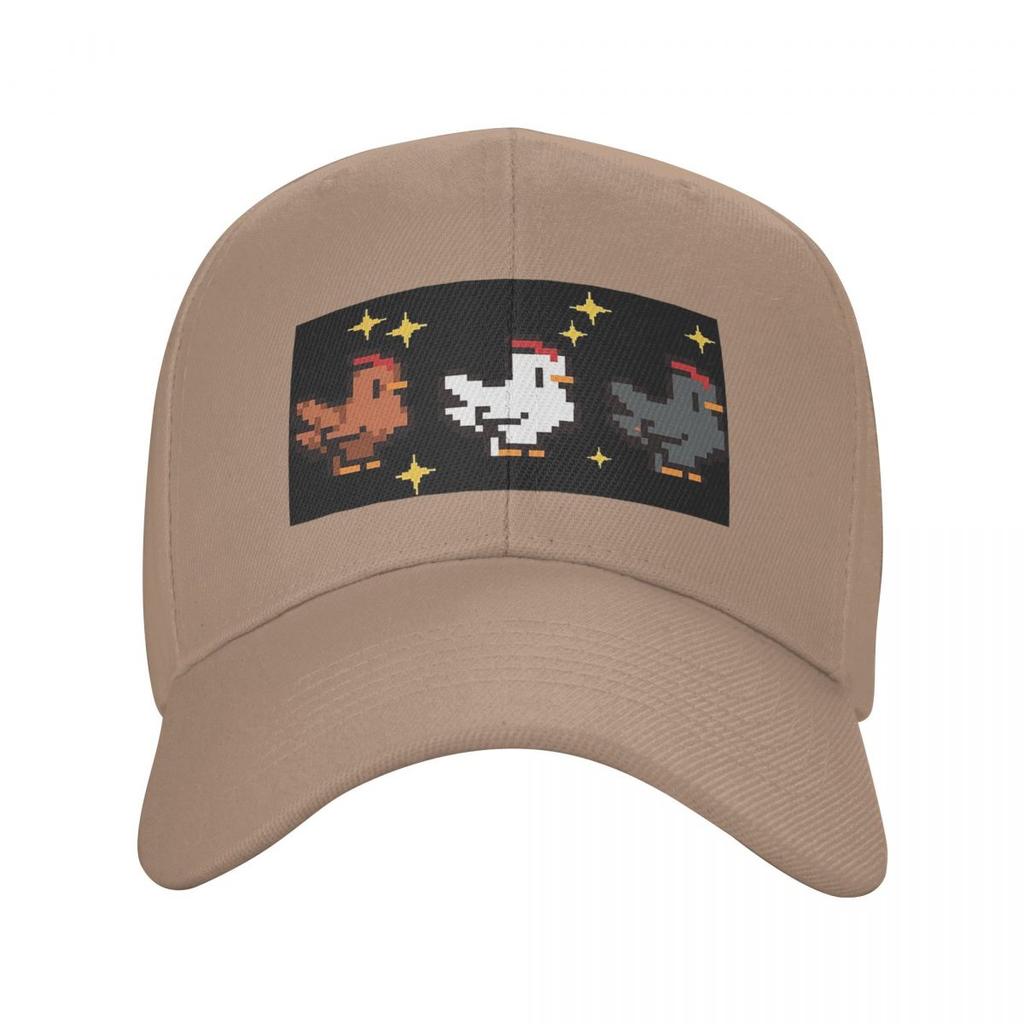 Unhappy Chickens Stardew Valley Game Cute Cartoon Baseball Caps Fashion Men Women Hats Outdoor Cap Hiphop Baseball Hat Casquette