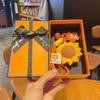 Handmade Crochet Sunflower Keychain - Teacher's Day Gift, Thank You Souvenir