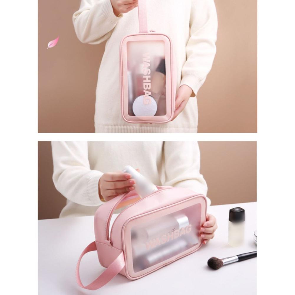 Easy Visibility Large Capacity Toiletries Bag Transparent Storage