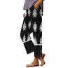 Women's Casual Fashion Printed Straight Leg Pants Pants With Pockets