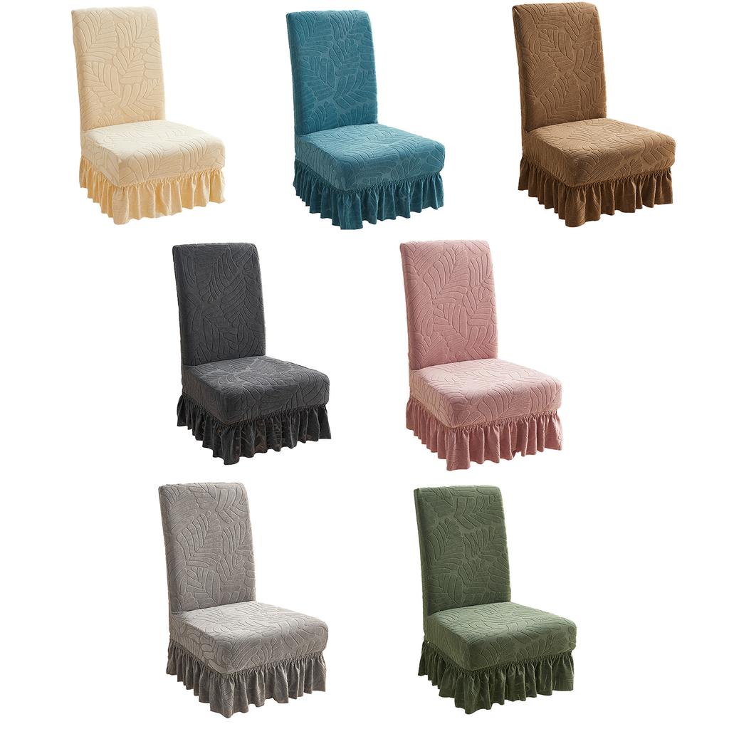 Chair Covers for Dining Room Soft Stretch Chair Slipcover for Large Size Dining Chair Washable Removable Chair Protect