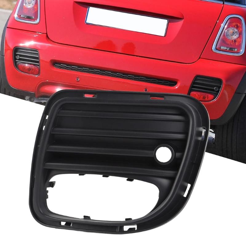 51120413258,51120413257 Rear Bumper Lower Grille Auto Bumper Grilles Guard For R56 R57 R58 R59 ABS Grill Black