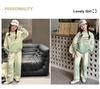 2025 New Autumn Street Style Sports Sweater Suit for Big Girls