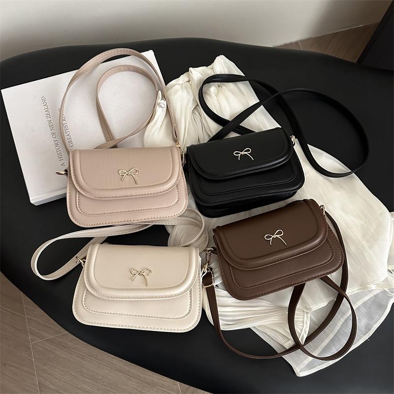 Fashion Small Square Bag Niche Design Casual Spring New Trend Simple Texture Women's Shoulder Messenger Bag