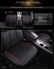 Universal Car Seat Cushion Set: Luxury Nappa Leather, All-Season, Backless Design, Fits Five Seats