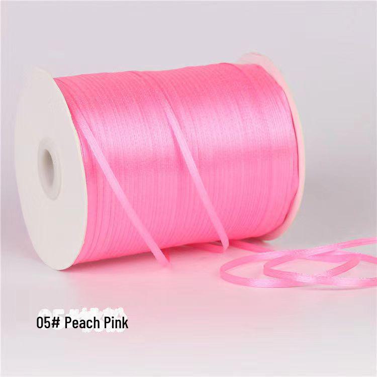0.3cm Satin Ribbon for Bookmarks, Hair & Balloon Accessories, and Gift Packaging Bow.