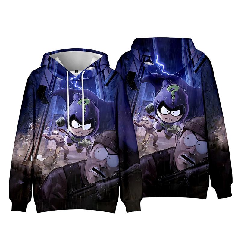 

South Park Anime Hooded for Aldult Tie Dye Streetwear Hoodie Printed Unisex Hooded Pullover