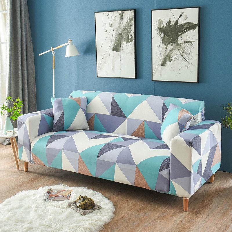 Stretch Couch Cover All-Inclusive Sofa Slipcovers For Kids Pets Washable Universal Furniture Protector With Elastic Bottom