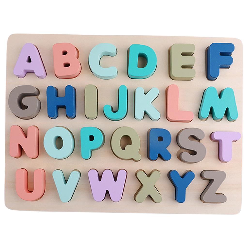 

Wooden Blocks puzzle playing Developmental Colorful Montessori Christmas Birthday Gift Toddler