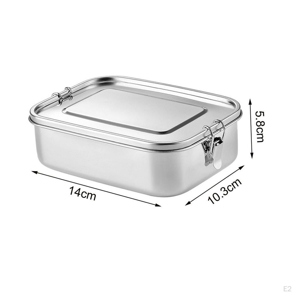 Lunch Box Lightweight Cookware Mess Tin for Backpacking Fishing Kids Adults
