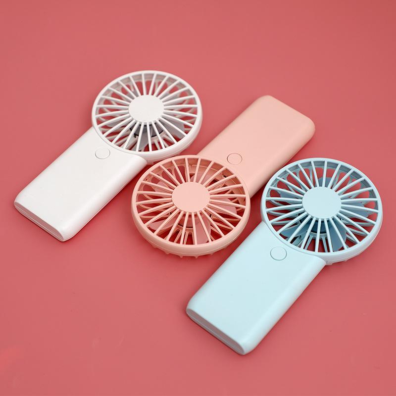 Portable Mini Handheld Summer Fan High Wind Power Silent Pocket USB Rechargeable Small Electric Fan Compact Size Lightweight