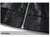 Men's Casual Hooded PU Leather Motorcycle Jacket