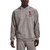 Under Armour Graphic Print Drawstring Hoodie Men Gray 1373562-294