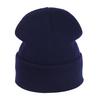 Simple Style Winter Beanies Unisex Solid Color Knit Beanies, Classic Slouchy Skull Cap for Winter, Soft Elastic Casual Warm Headwear Men Women,