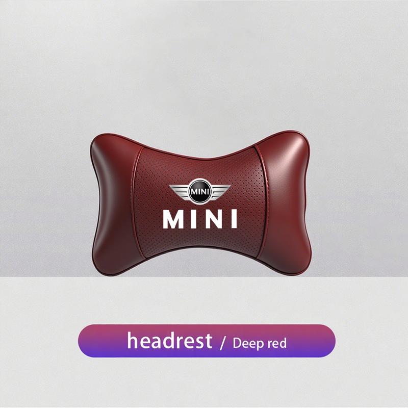 Car Headrest Auto Breathable Seat Neck Pillow Accessories For MINI WORKS One Cooper JCW R60 R59 R58 R57 R56 R55 R53 R52 F55 F56.