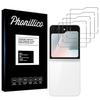 Tempered Glass - Phonillico® - Samsung Galaxy Z FLIP 7 FE - Pack of 4 - Scratch-resistant - Transparent