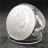 Metal 2022 Año Animal del Zodiaco Conmemorativo Moneda Tallados Finos Textura Clara Portátil Multiusos Artesanía Conmemorativa Decoración del Hogar