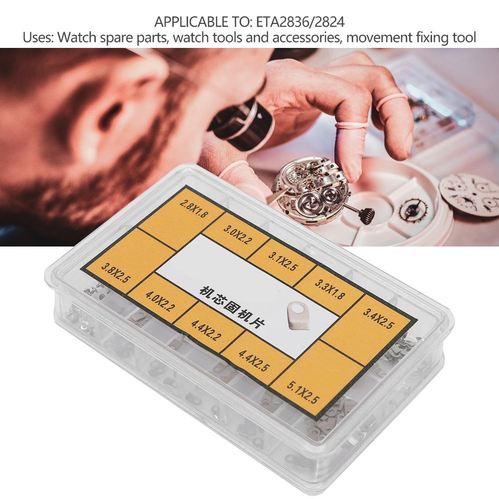 Silver Watch Casing Clamp Steel Watch Repair Tool Portable Watchmaker Tool Set Watchmaker Use
