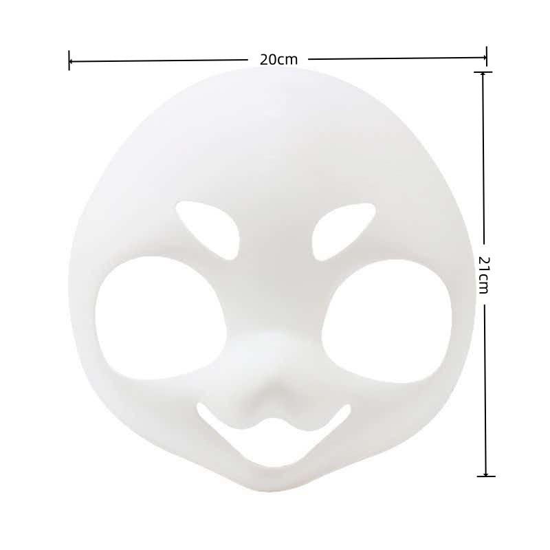 Japanese Furry Dog Fursuit Head Mask Cute DIY Plastic Animal Headgear Kids