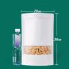 Self-Standing Kraft Ziplock Bag for Tea and Nuts Packaging