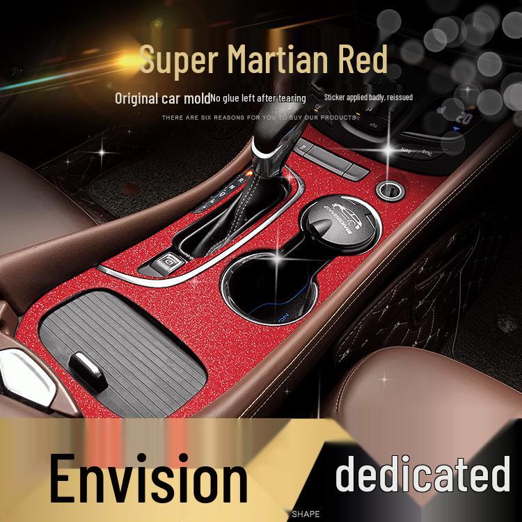 Frosted Glitter Anti-Scratch Film for Buick Envision Console Decoration