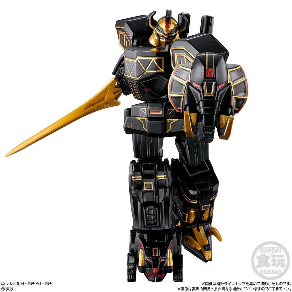 Minipla Number One Combined Series 03 Black Daizyujin Wolf Deka River 50 Set of Candy Toy a set with a dedicated box & [Complete 6] Not